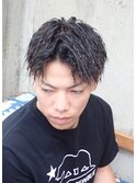 超ハードツイスト特殊パーマ　　ツーブロック