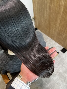 テラスヘア センダイ(TERRACE hair SENDAI) 艶髪にミディアム【髪質改善縮毛矯正】