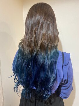 コロ(COLO) 【COLO 白川　綺香】ブルーグラデーションカラー