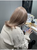 くびレイヤーミルクティーベージュ/ハイトーン/ニュアンスカラー
