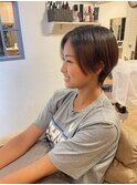 ロングからバッサリ大人ショートに♪KG043