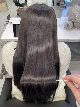 シェノン 近鉄奈良店(CHAINON)の写真/【奈良◇近鉄奈良店】奈良でも取扱いが少ないダメージを軽減した酸性縮毛矯正◎1度あてると違いが分かる！