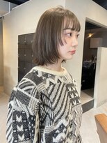 ヘアー アイス ルーチェ(HAIR ICI LUCE) オリーブベージュ オリーブグレージュ ボブ レイヤーボブ/林