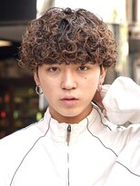 プードルパーマツイストスパイラルパーマシャドウパーマ20代原宿