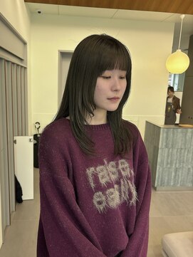 ローレンアオ(LOREN AO) 【LOREN AO】オリーブブラウン/顔まわりレイヤー