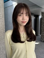 ローネス(LONESS) ブラウンベージュ/顔まわりカット/ベージュカラー/艶髪/美髪