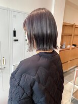 セイドット オモテサンドウ(Say. omotesando)&nbsp;Say.ショートボブブルーカラーホワイトグレージュデジタルパーマ