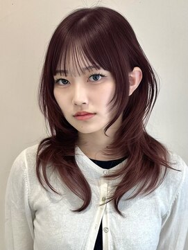 アンカーバイナチュラル(anchor by natural) 韓国風/レイヤー/小顔/前髪カット/髪質改善/グレージュ/透明感