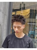 波巻きパーマツイストスパイラルスパイラルパーマ