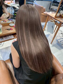 アンククロス 表参道(ANKH CROSS) エクステ/モカブラウン×ピンクベージュ/ハイライトカラー