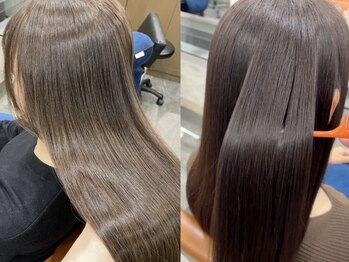 髪質改善専門店 アミーベルエクラ(AMI a BELLE Eclat)の写真/【髪質改善専門店】全メニュー髪質改善☆カラーや縮毛矯正のダメージを極上ヘアケアで美髪へチェンジ！