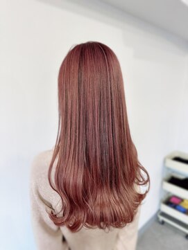 アルレン(Allen) ピンクベージュハイライト【宇都宮/ダブルカラー/デザイン】