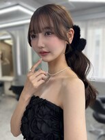 ボタン ハカタ(VOTAN hakata)&nbsp;博多/顔まわり/前髪カット/ブラウン