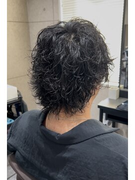 メゾンドブルー(Maison de blue) サーフカールミディアムパーマ