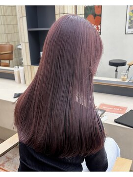 パークレーン アイス イヴェン(park lane ICI yeven) ブリーチなしダブルカラーボルドーワインレッド赤髪冬カラー