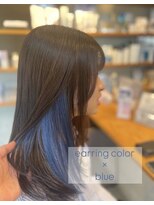 ティーズピーク(ty s peak)&nbsp;【color】 earring color    ×   blue