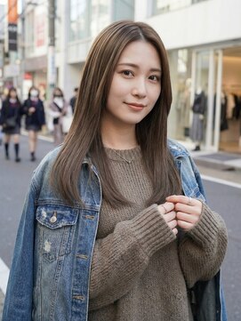 #透明感カラー #アッシュベージュ