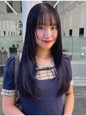 【レイヤーカット】韓国ヘア顔まわりカットロングレイヤー堀江