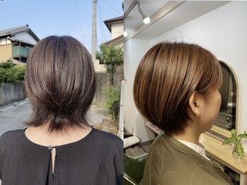 ノムラ理美容室の写真/白髪は染めたい、でも染め続ける事で傷むのはイヤ!【ミネラルトリートメント】で毎月染めても傷ませない☆