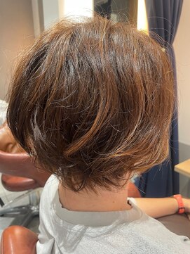 リベア トウキョウ 東大島店(Rever Tokyo) ショート/ハイライト/オレンジ/ゆるパーマ[東大島/東大島駅]