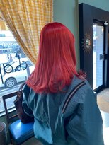 チャプター 問屋町(chapter)&nbsp;髪質改善レッドオレンジケアブリーチダブルカラー韓国ヘア