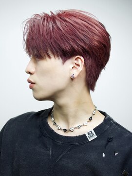 オーシャントーキョー 神戸(OCEAN TOKYO KOBE) ピンクバイオレットニュアンスシースルーセンターパートマッシュ