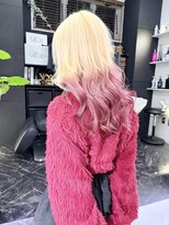 チュダック(ChuDuck)&nbsp;【天神】カシス×ブロンド/ケアブリーチ/ダブルカラーハイトーン