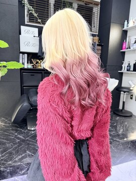 チュダック(ChuDuck) 【天神】カシス×ブロンド/ケアブリーチ/ダブルカラーハイトーン