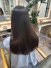 《感動の手触り!》髪質改善ストレート+カットカラー￥24200