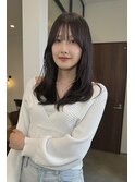 レイヤー×ワインレッド