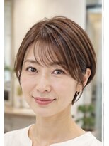 ハピエル ヘアークルー(HAPPYEL hair crew) 40代くびれ美シルエットショート