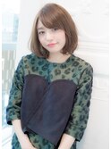 バレイヤージュデジタルパーマショート×ノーブルクラシカルロブ