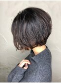 【151e　戸塚】*クセ毛風+大人かわいい+小顔ショートボブ