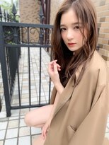 【アフロート添田】大人かわいいブランジュロングデジタルパーマ