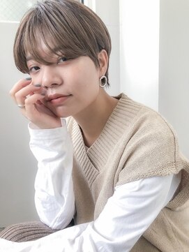 アコロン 吉祥寺(acoron.) 小顔マッシュ×エアリーミディ×イルミナカラー×黒髪×吉祥寺