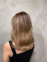 サロンドミルク 原宿(salon de MiLK) ナチュラルハイトーンベージュ　髪質改善
