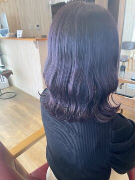 ヘアーサロン リアン 鴻巣店(hair salon Rien) パープルブラック