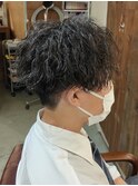 【吉祥寺】 メンズカット ストレートツイスパ センターパート