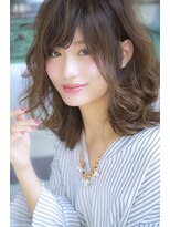 ロンドカスティーヨ 四日市(Lond castillo)&nbsp;【ロンドカスティーヨ佐次田】無造作小顔セミディペールベージュ