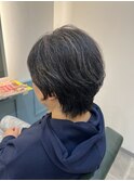 ツーブロックショート