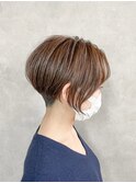 ショートヘア#髪質改善#インナーカラー#縮毛矯正#白髪ぼかし