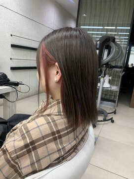 プロデュース 東橋本店(Produce) インナーカラー×ピンクアッシュ【橋本/東橋本】