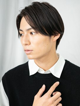 トニーアンドガイメン ホテル京阪仙台店(TONI&GUY MEN) 前髪長めの正統派センターパート/ビズスタイルa仙台