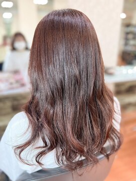 アークスヘアー 大人可愛い髪質改善カラーラベンダーベージュ透明感美肌