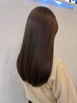 ポーチバイハニー オモテサンドウ(PORCH by HONEY omotesando) 大人可愛い20代30代40代うる艶ストレート×シアーベージュ