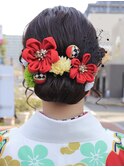 【hair arrange】袴シニヨン