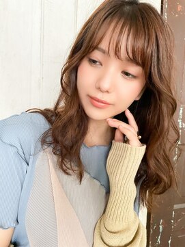 ケイト(kate) 【kate 大宮】ゆる巻きミディ×チョコブラウン