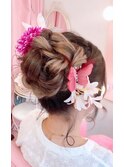 2024成人式前撮りヘアセット