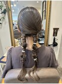 タイトツイン ヘアセット
