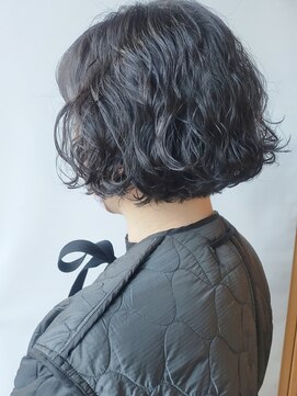 モリオフロムロンドン 原宿本店(morio from London) 【morio原宿】ミニボブ×フレキシブルパーマ